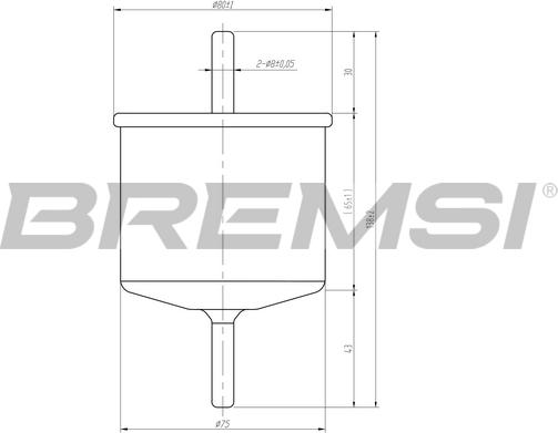 Bremsi FE0399 - Горивен филтър vvparts.bg