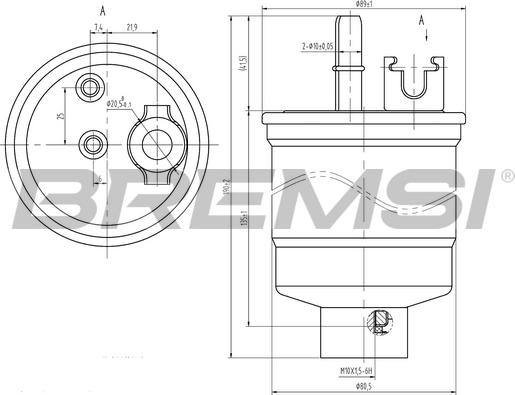 Bremsi FE0376 - Горивен филтър vvparts.bg