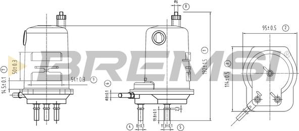 Bremsi FE0786 - Горивен филтър vvparts.bg