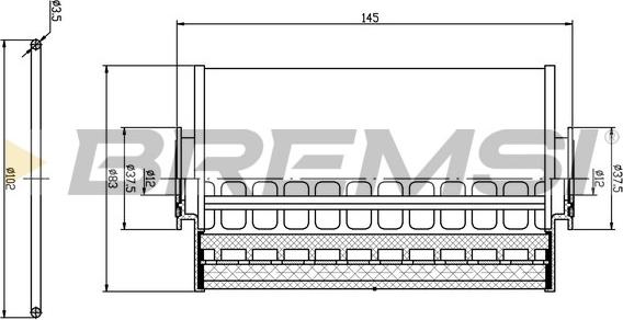 Bremsi FE1841 - Горивен филтър vvparts.bg