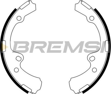 Bremsi GF0940 - Комплект спирачна челюст vvparts.bg