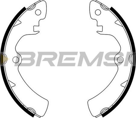 Bremsi GF0904 - Комплект спирачна челюст vvparts.bg