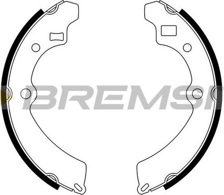 Bremsi GF0907 - Комплект спирачна челюст vvparts.bg