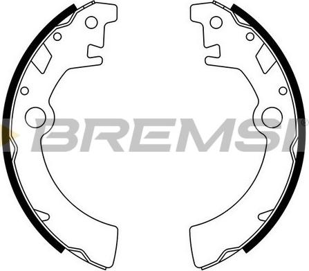 Bremsi GF0917 - Комплект спирачна челюст vvparts.bg