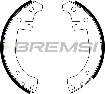 Bremsi GF0401 - Комплект спирачна челюст vvparts.bg