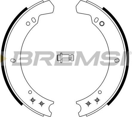 Bremsi GF0434 - Комплект спирачна челюст vvparts.bg