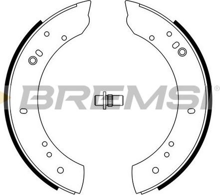 Bremsi GF0433 - Комплект спирачна челюст vvparts.bg