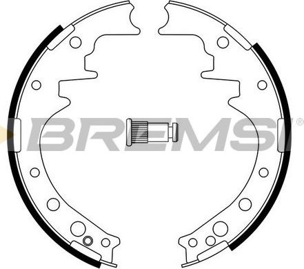 Bremsi GF0554 - Комплект спирачна челюст vvparts.bg