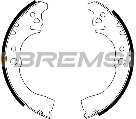 Bremsi GF0661 - Комплект спирачна челюст vvparts.bg
