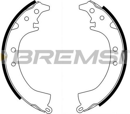 Bremsi GF0667 - Комплект спирачна челюст vvparts.bg
