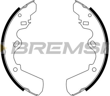 Bremsi GF0056 - Комплект спирачна челюст vvparts.bg