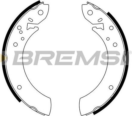 Bremsi GF0194 - Комплект спирачна челюст vvparts.bg