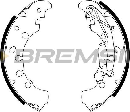 Bremsi GF0140 - Комплект спирачна челюст vvparts.bg