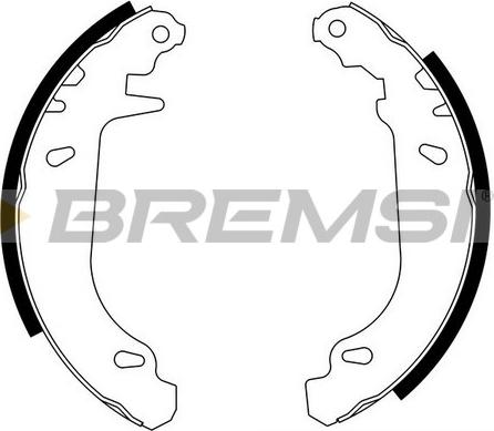 Bremsi GF0105 - Комплект спирачна челюст vvparts.bg