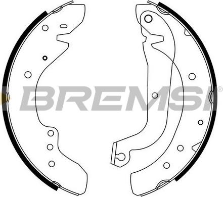 Bremsi GF0179 - Комплект спирачна челюст vvparts.bg
