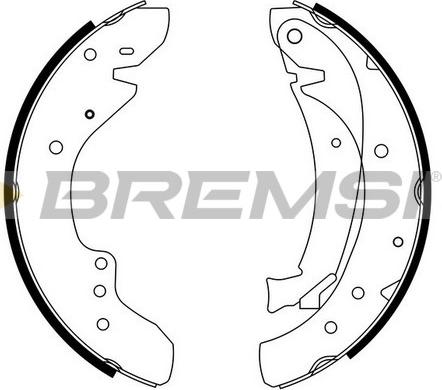 Bremsi GF0175 - Комплект спирачна челюст vvparts.bg