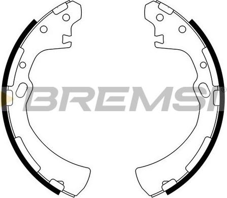 Bremsi GF0849 - Комплект спирачна челюст vvparts.bg