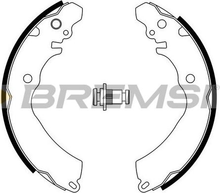 Bremsi GF0818 - Комплект спирачна челюст vvparts.bg