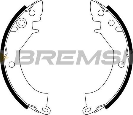 Bremsi GF0812 - Комплект спирачна челюст vvparts.bg