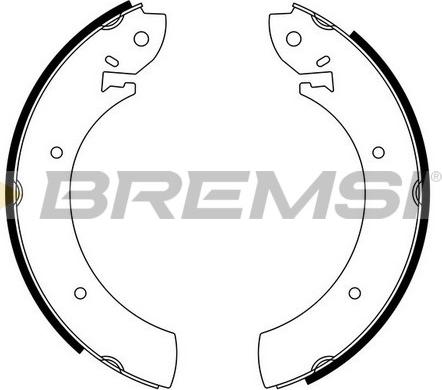 Bremsi GF0207 - Комплект спирачна челюст vvparts.bg