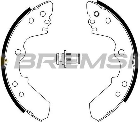 Bremsi GF0750 - Комплект спирачна челюст vvparts.bg