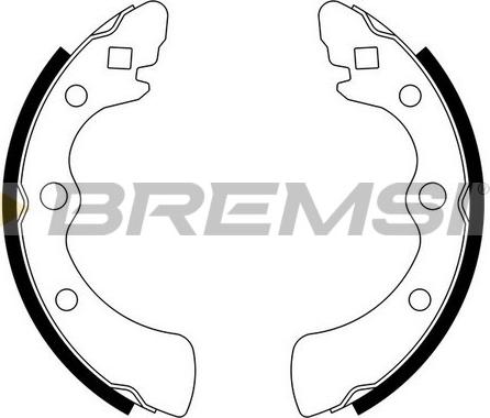 Bremsi GF0700 - Комплект спирачна челюст vvparts.bg