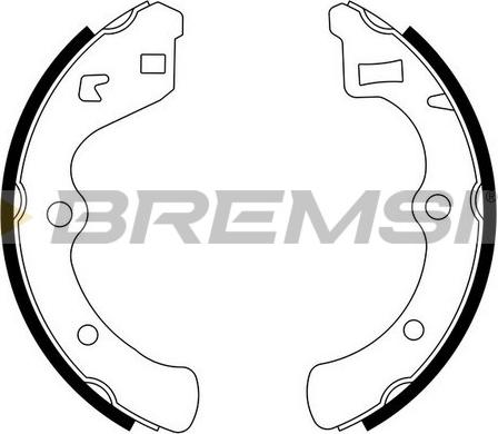 Bremsi GF0703 - Комплект спирачна челюст vvparts.bg