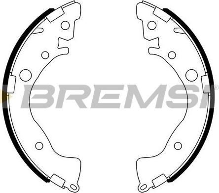 Bremsi GF0719 - Комплект спирачна челюст vvparts.bg