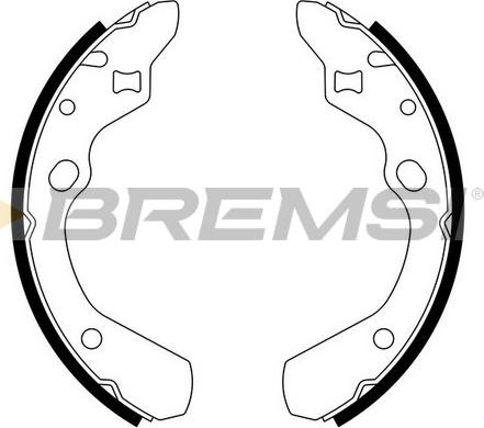 Bremsi GF0775 - Комплект спирачна челюст vvparts.bg