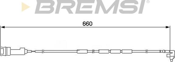 Bremsi WI0517 - Предупредителен контактен сензор, износване на накладките vvparts.bg