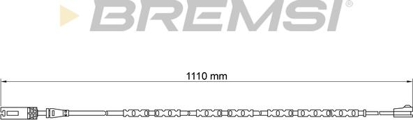 Bremsi WI0691 - Предупредителен контактен сензор, износване на накладките vvparts.bg