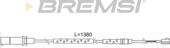 Bremsi WI0693 - Предупредителен контактен сензор, износване на накладките vvparts.bg