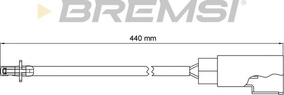 Bremsi WI0669 - Предупредителен контактен сензор, износване на накладките vvparts.bg