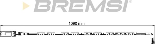 Bremsi WI0613 - Предупредителен контактен сензор, износване на накладките vvparts.bg