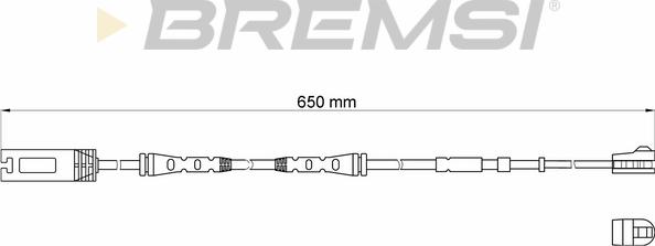 Bremsi WI0689 - Предупредителен контактен сензор, износване на накладките vvparts.bg