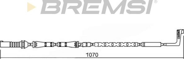 Bremsi WI0682 - Предупредителен контактен сензор, износване на накладките vvparts.bg