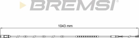 Bremsi WI0752 - Предупредителен контактен сензор, износване на накладките vvparts.bg