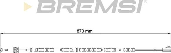 Bremsi WI0774 - Предупредителен контактен сензор, износване на накладките vvparts.bg