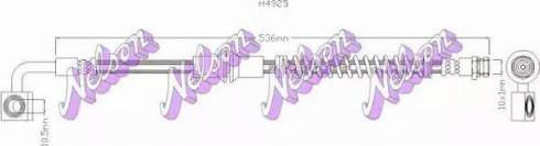 Brovex-Nelson H4925 - Спирачен маркуч vvparts.bg