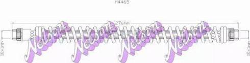 Brovex-Nelson H4465 - Спирачен маркуч vvparts.bg