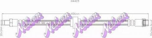 Brovex-Nelson H4419 - Спирачен маркуч vvparts.bg