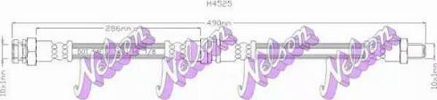 Brovex-Nelson H4525 - Спирачен маркуч vvparts.bg