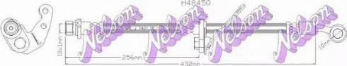 Brovex-Nelson H4845Q - Спирачен маркуч vvparts.bg