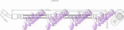 Brovex-Nelson H4879 - Спирачен маркуч vvparts.bg