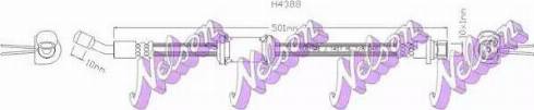 Brovex-Nelson H4388 - Спирачен маркуч vvparts.bg