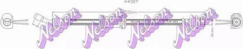 Brovex-Nelson H4387 - Спирачен маркуч vvparts.bg