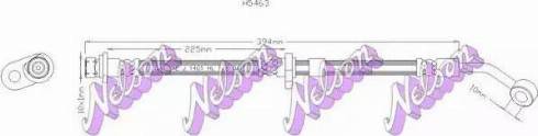 Brovex-Nelson H5463 - Спирачен маркуч vvparts.bg