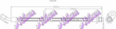 Brovex-Nelson H5578 - Спирачен маркуч vvparts.bg