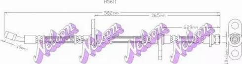 Brovex-Nelson H5611 - Спирачен маркуч vvparts.bg