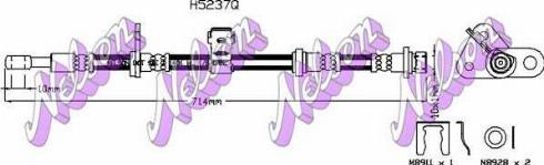 Brovex-Nelson H5237Q - Спирачен маркуч vvparts.bg